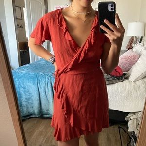 Francesca’s wrap dress